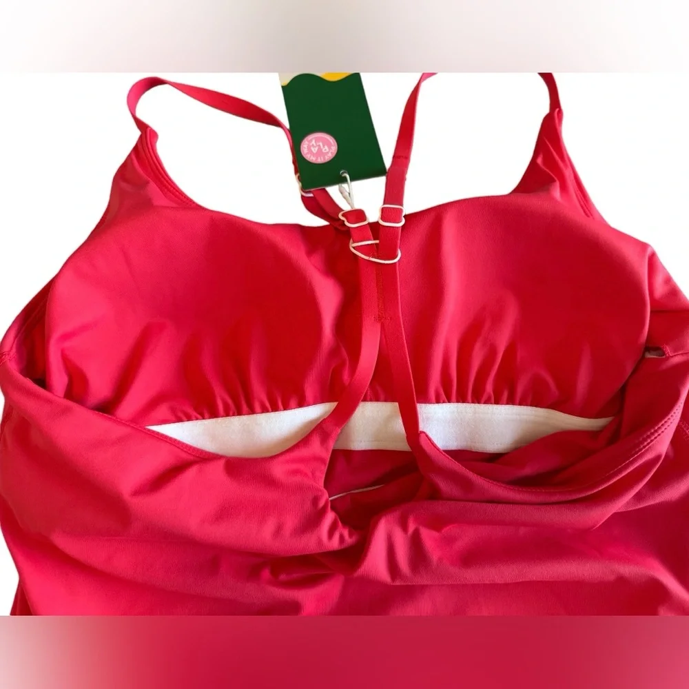 Women's Coral Tank Dress with Built-In Shorts - Picture 7 of 16